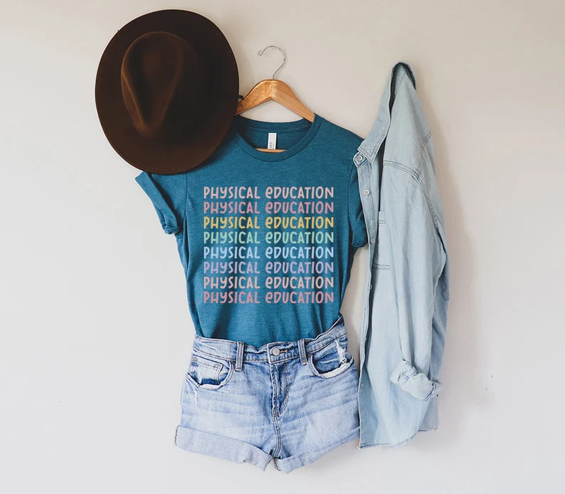 PE Teacher Shirt, PE Teacher Gift, Physical Education, Physical Education Shirt, Physical Educati... | Etsy (US)