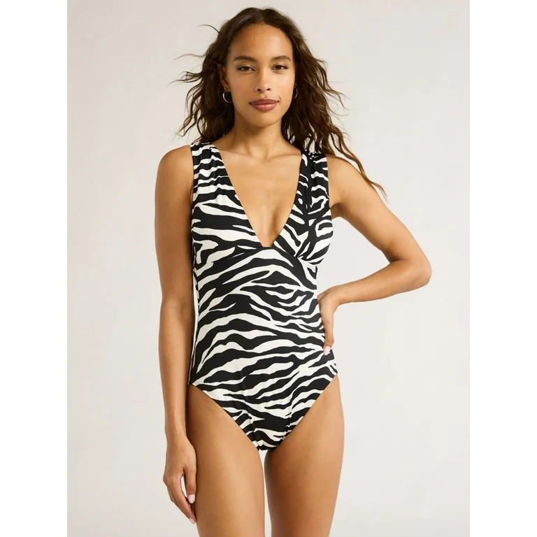 Sofia by Sofia Vergara Women's and Plus Carmen One Piece Swimsuit with Shaping Curvetex®, Sizes ... | Walmart (US)