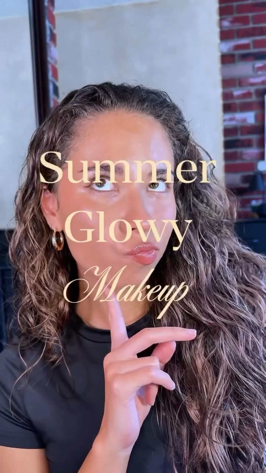 Skin tint summer 🤭💛

@nyxcosmetics primer, setting spray, butter melt glaze skin tint in almond butta 
@canmake_usa brown eyeliner 
@covergirl clean mascara 
@maybelline lip liner in player and lifter gloss in silk