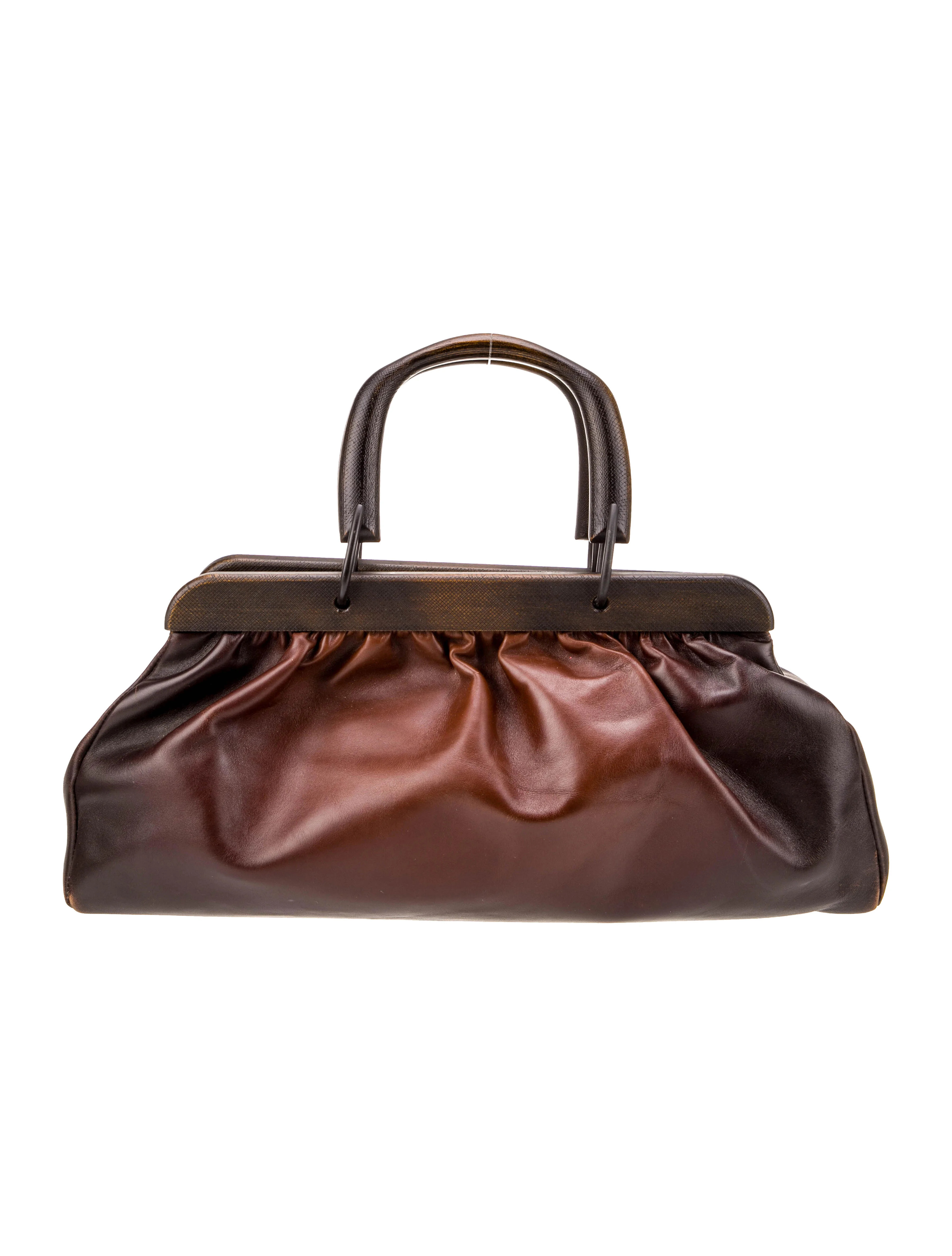 Wood Handle Doctor Frame Bag | The RealReal