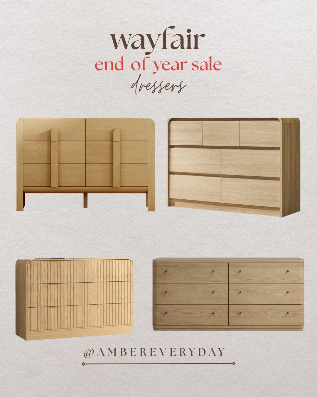 Wayfair end of year sale! Natural dressers - neutral dressers - wood dressers. Wayfair home deals 

#LTKSaleAlert #LTKOver40 #LTKFindsUnder100
