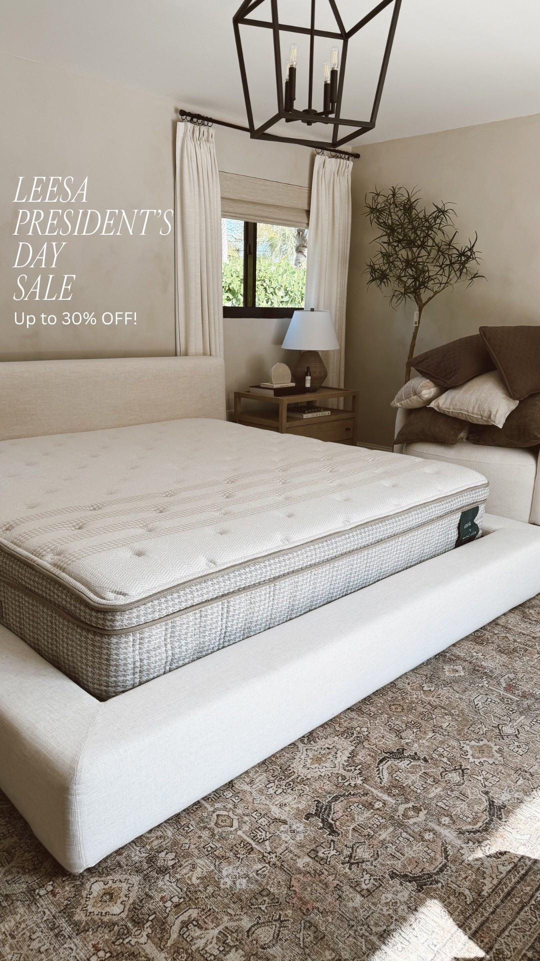We got a new Leesa x West Elm Reserve Hybrid mattress for our bedroom & it's heavenly! & from now until Feb 23 they’re having 30% off select mattresses + you can use code: JEN50 for an additional $50 off (on top of the site discount!) 
@leesasleep #leesapartner 

#LTKmorningroutine #LTKSaleAlert #LTKHome
