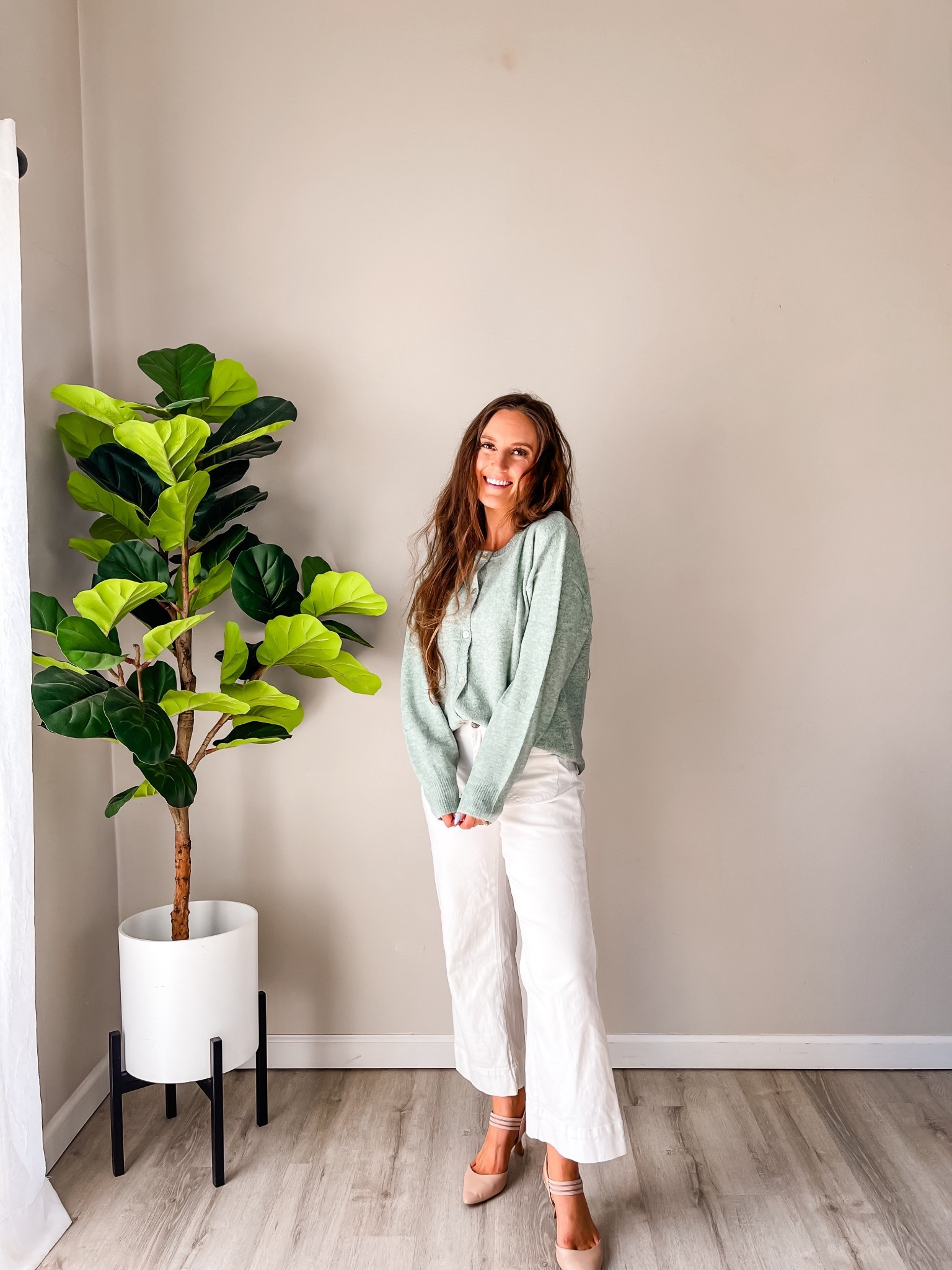 Adding a soft green to the spring wardrobe! 

#LTKootd #LTKPetite