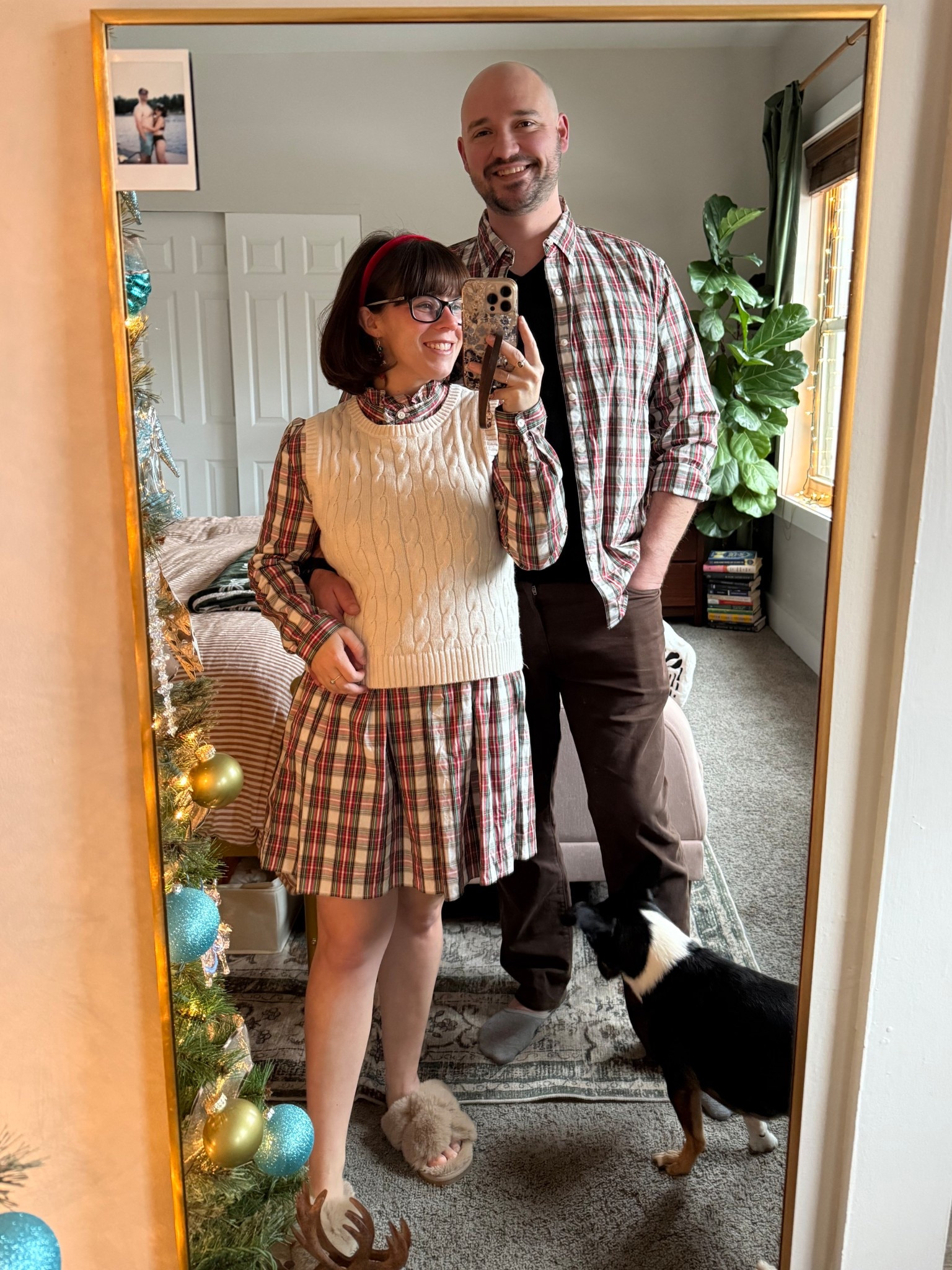 Housewarming outfits 🎄 I’m wearing a 6P in the dress  

#LTKootd #LTKPetite #LTKHoliday