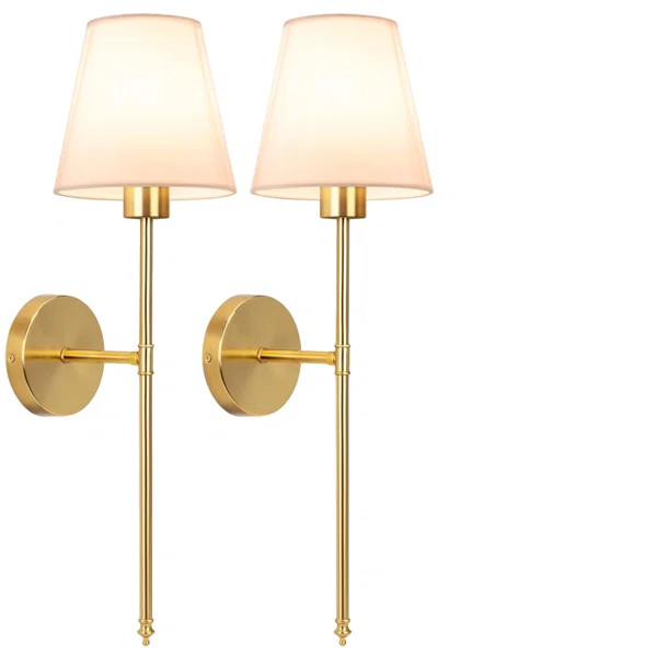 Battery Operated Wall Sconce Set Of 2 | Wayfair North America
