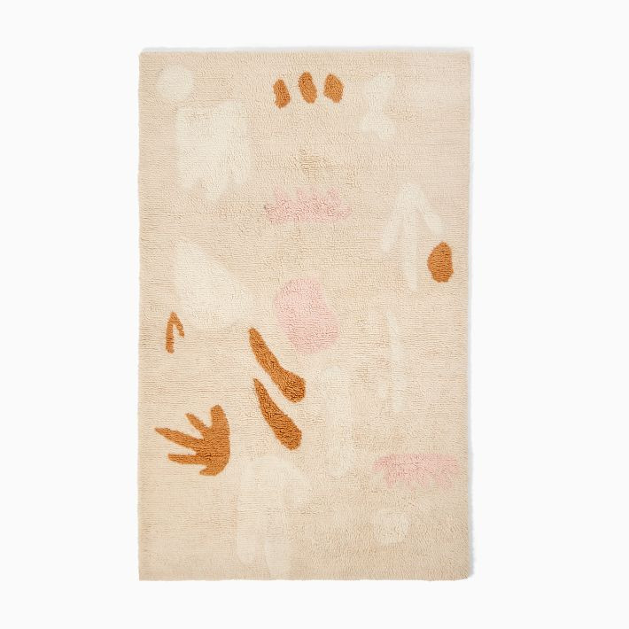 Sarah Sherman Samuel Abstract Desert Shapes Easy Care Rug | West Elm (US)