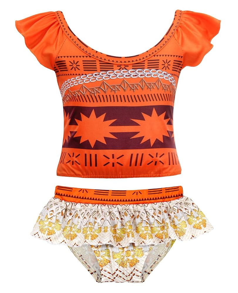 AmzBarley Girls Swimwear 2 Pieces Bathing Suit Ruffle One Shoulder Swimsuits Bikini Set Swimming ... | Amazon (US)