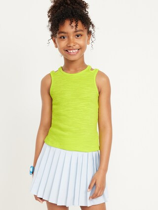 Cutout-Shoulder Tank Top for Girls | Old Navy (US)