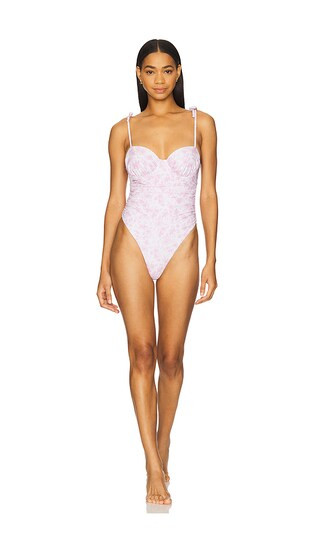 Mar One Piece in Pink Flower | Revolve Clothing (Global)