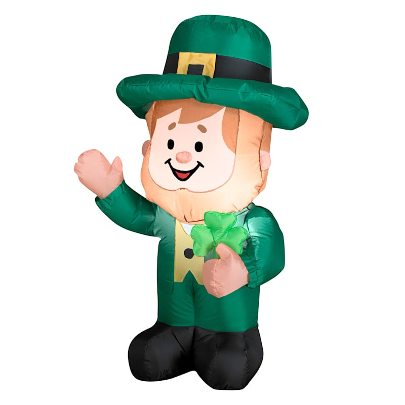Inflatable St. Patrick's Day Leprechaun, 42" | At Home