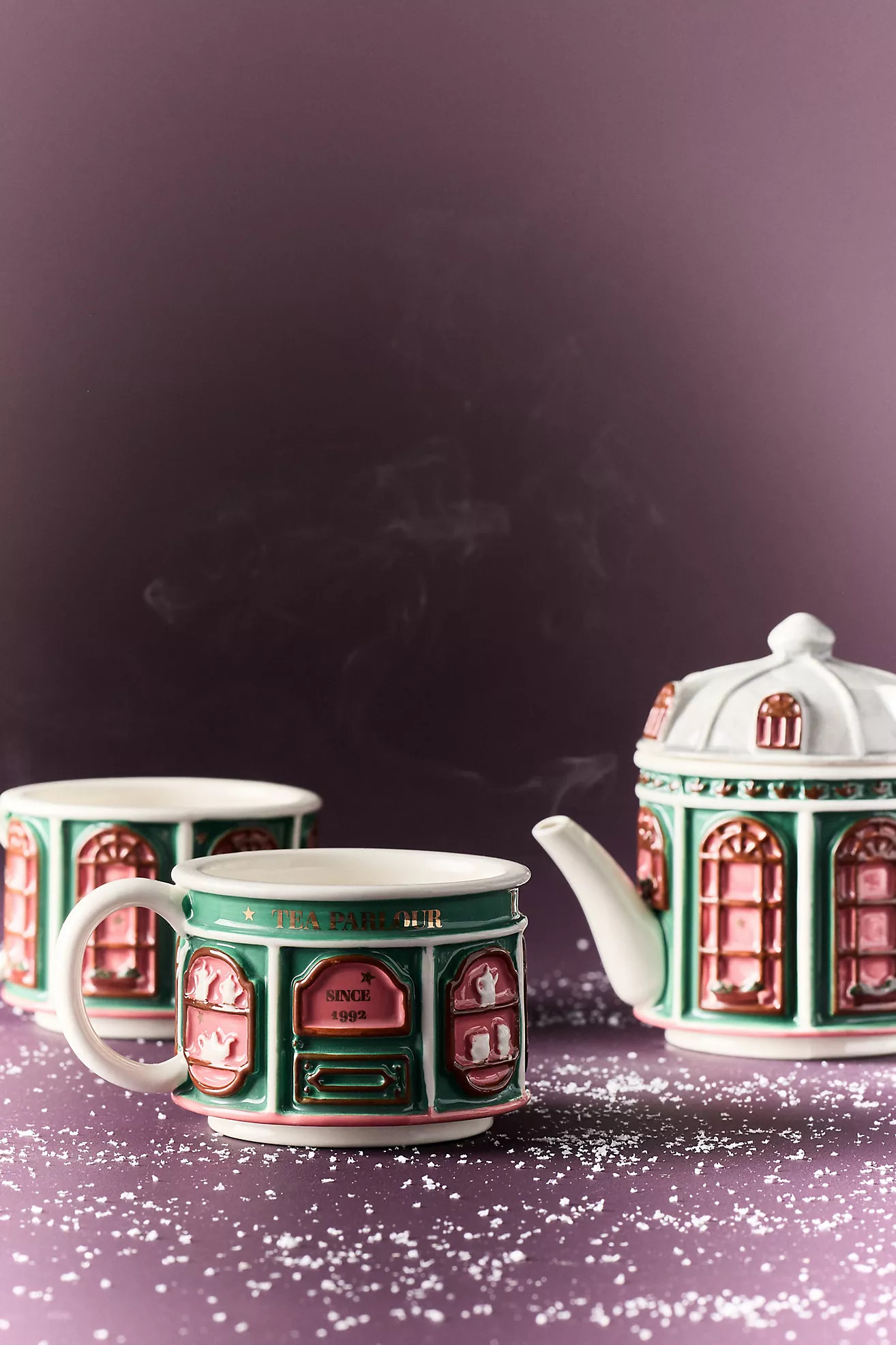 Elise Stoneware Tea For Two Set | Anthropologie (US)