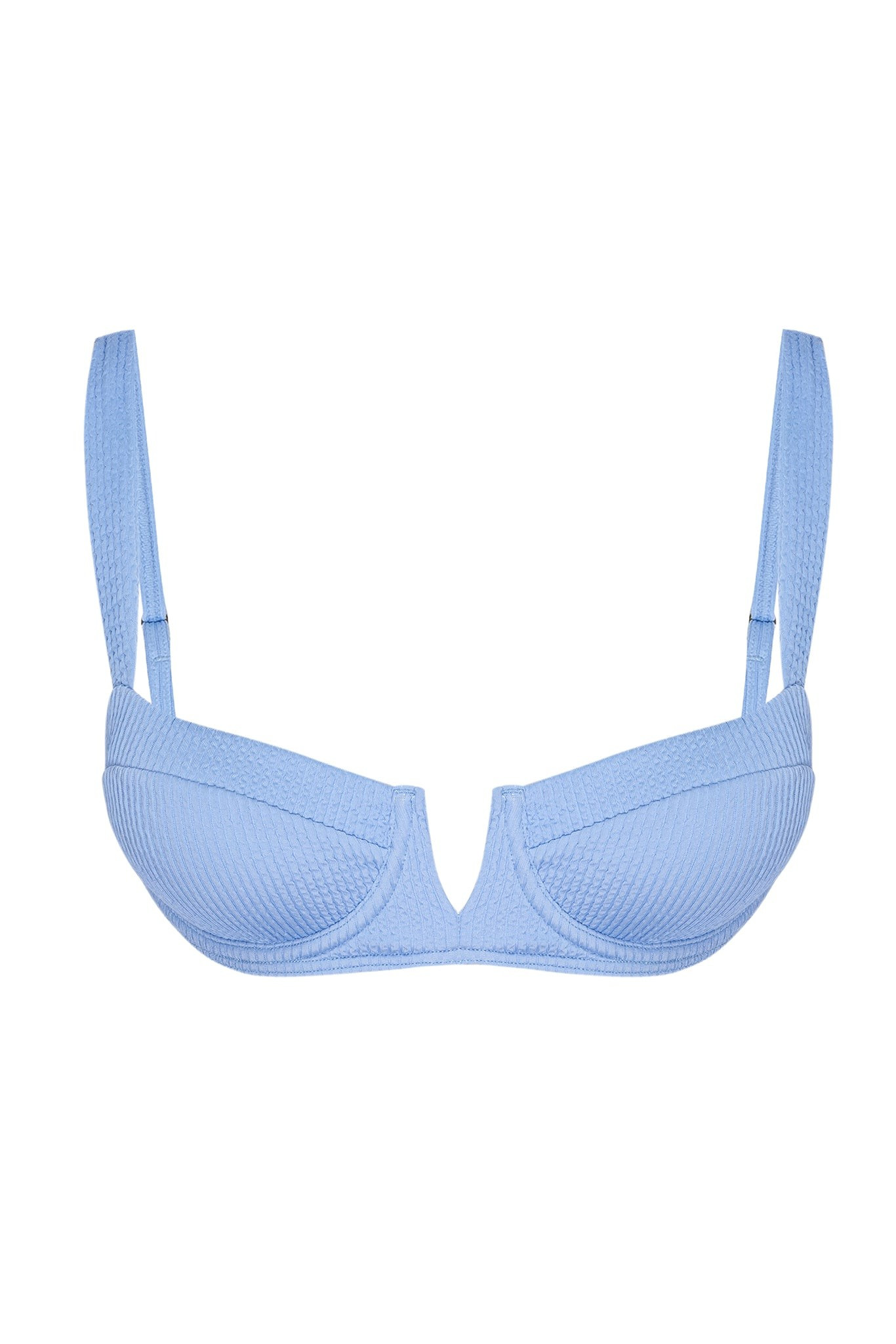 Clovelly Top - Periwinkle Crinkle | Monday Swimwear