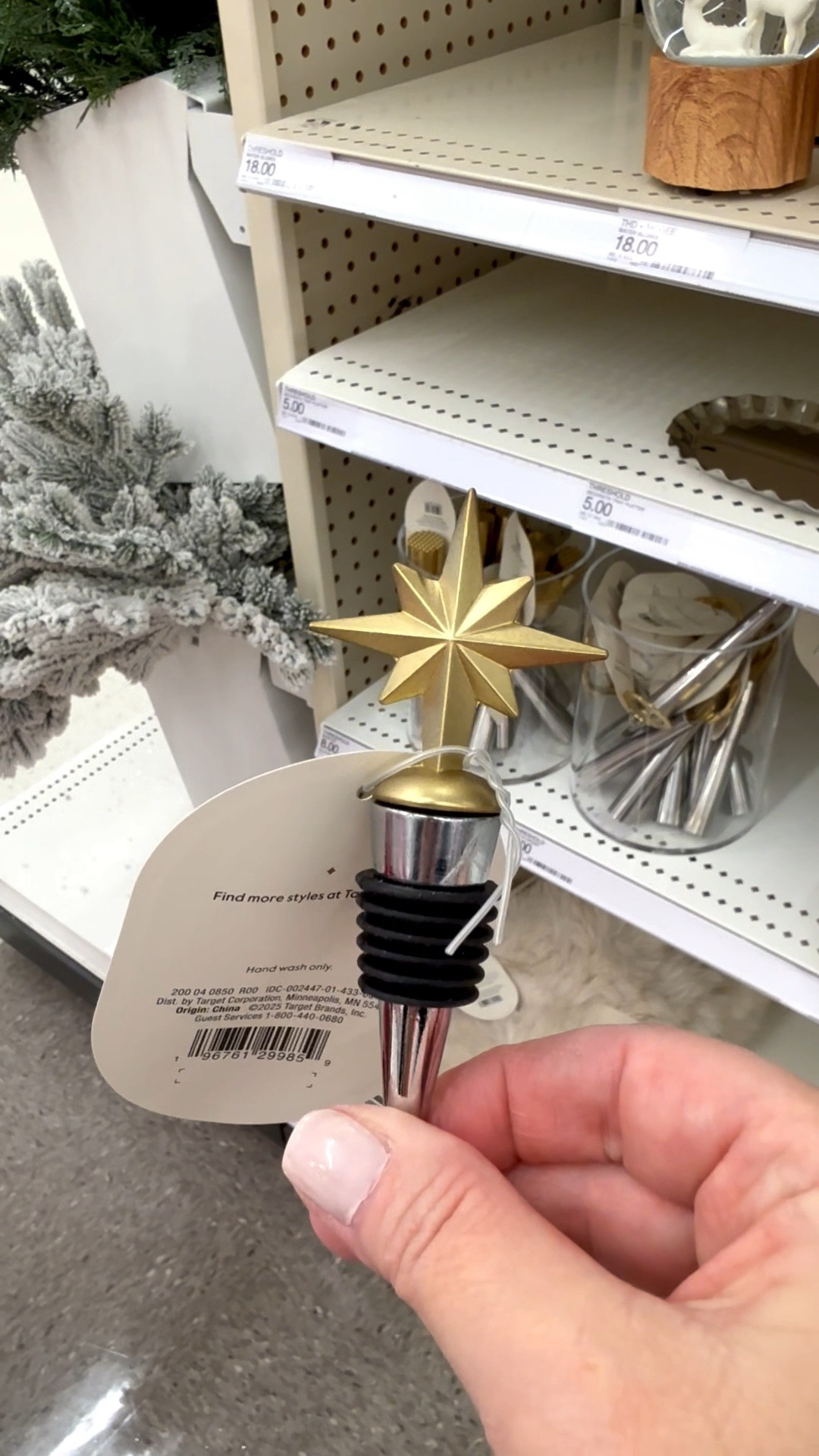 This 8-point star bottle stopper has a clean, modern design. It’s made of metal and gives off a festive vibe, yet it would also work year round. 

It’s perfect for your holiday party, your bestie who loves wine 😉, or attached to a bottle of spirits for your office white elephant gift exchange.

#starbottleestopper #bottlestopper #homebar #metalbottlestopper #target #8pointstar #goldstarstopper #homecocktails #giftsforwinelovers #whiteelephantgift #officeparty

#LTKHoliday #LTKFindsUnder50 #LTKHome