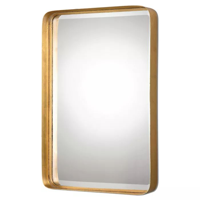 Rectangle Crofton Antique Decorative Wall Mirror Gold - Uttermost | Target