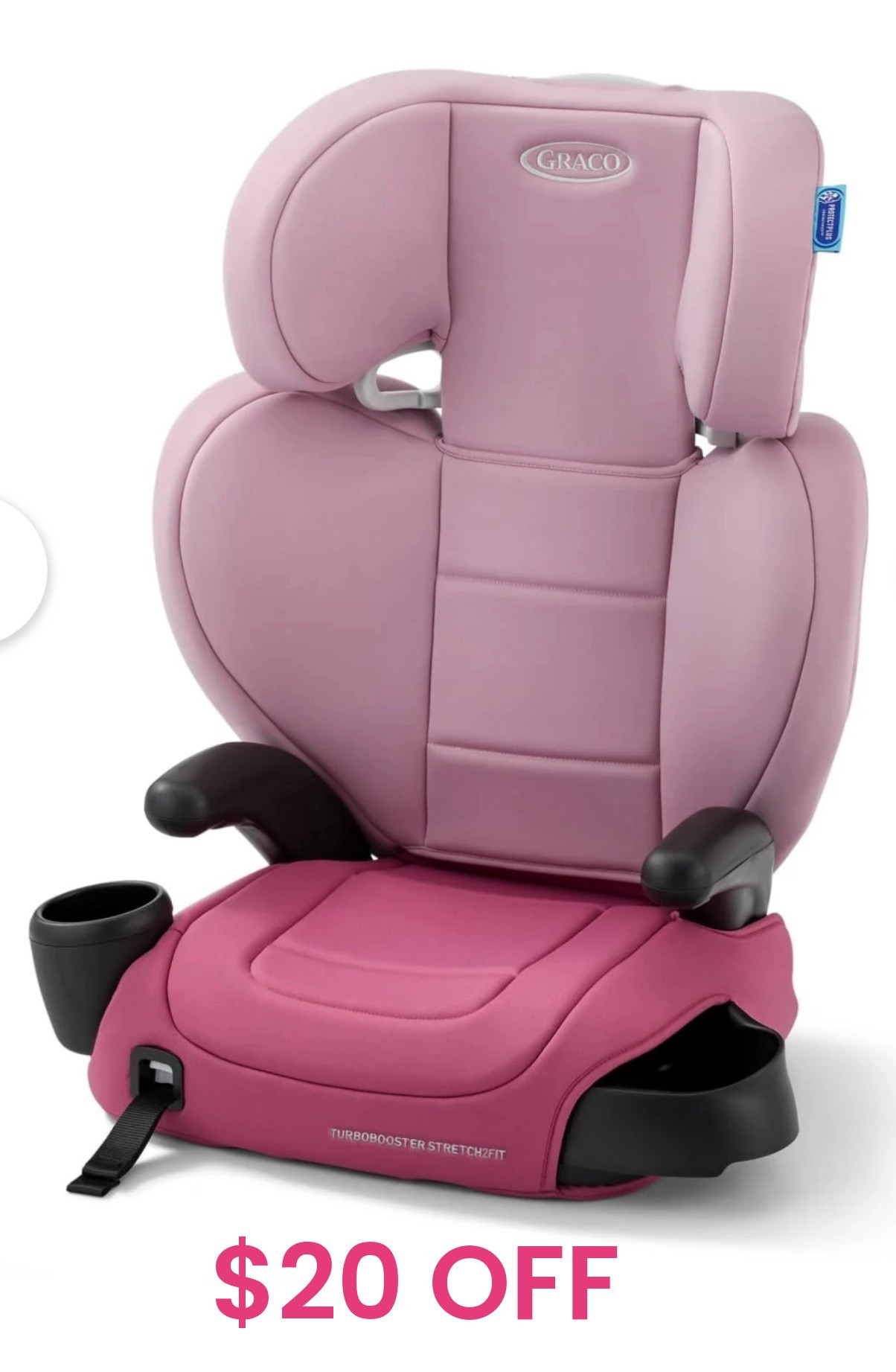 Under $100 right now!! Only $79.99 and my daughter is going to freak about the pink color bc it’s her favorite! @Graco
#graco #boosterseat #boosterseateithback #booster