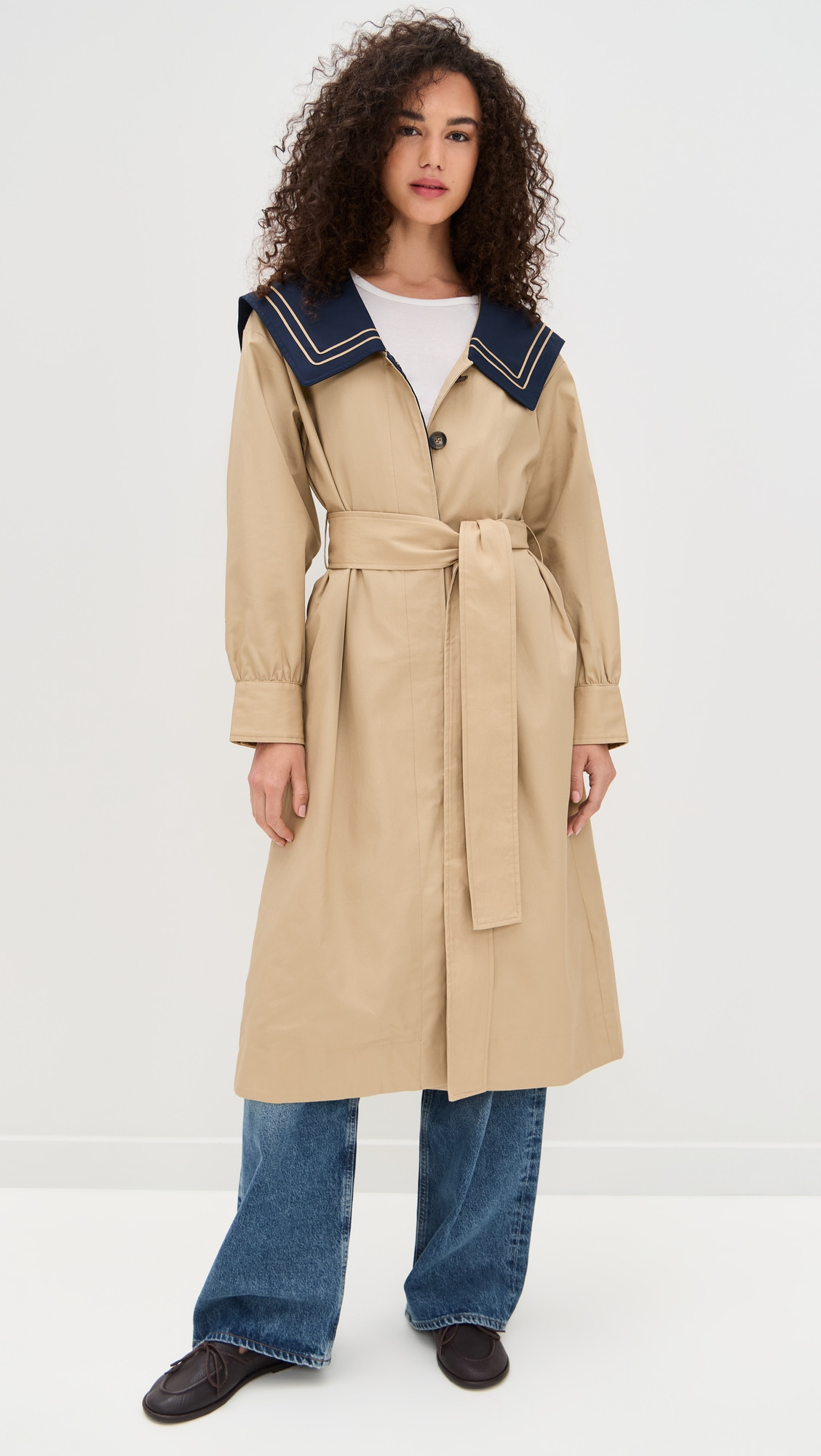 Damson Madder Ella Trench Tan 8 | Shopbop