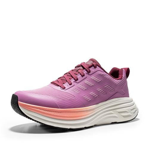 NORTIV 8 Women's Walking Shoes Cushion Running Tennis Shoes ActiveFloat Non-Slip Comfortable Breathable Workout Gym Sports Athletic Fashion Sneakers,Size 8,Purple,SNWS245W | Amazon (US)