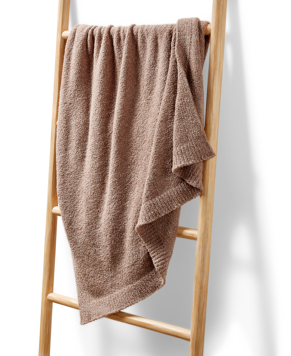 Hotel Collection Luxe Knit Throw, 50" x 70", Exclusively at Macy's - Taupe | Macy's