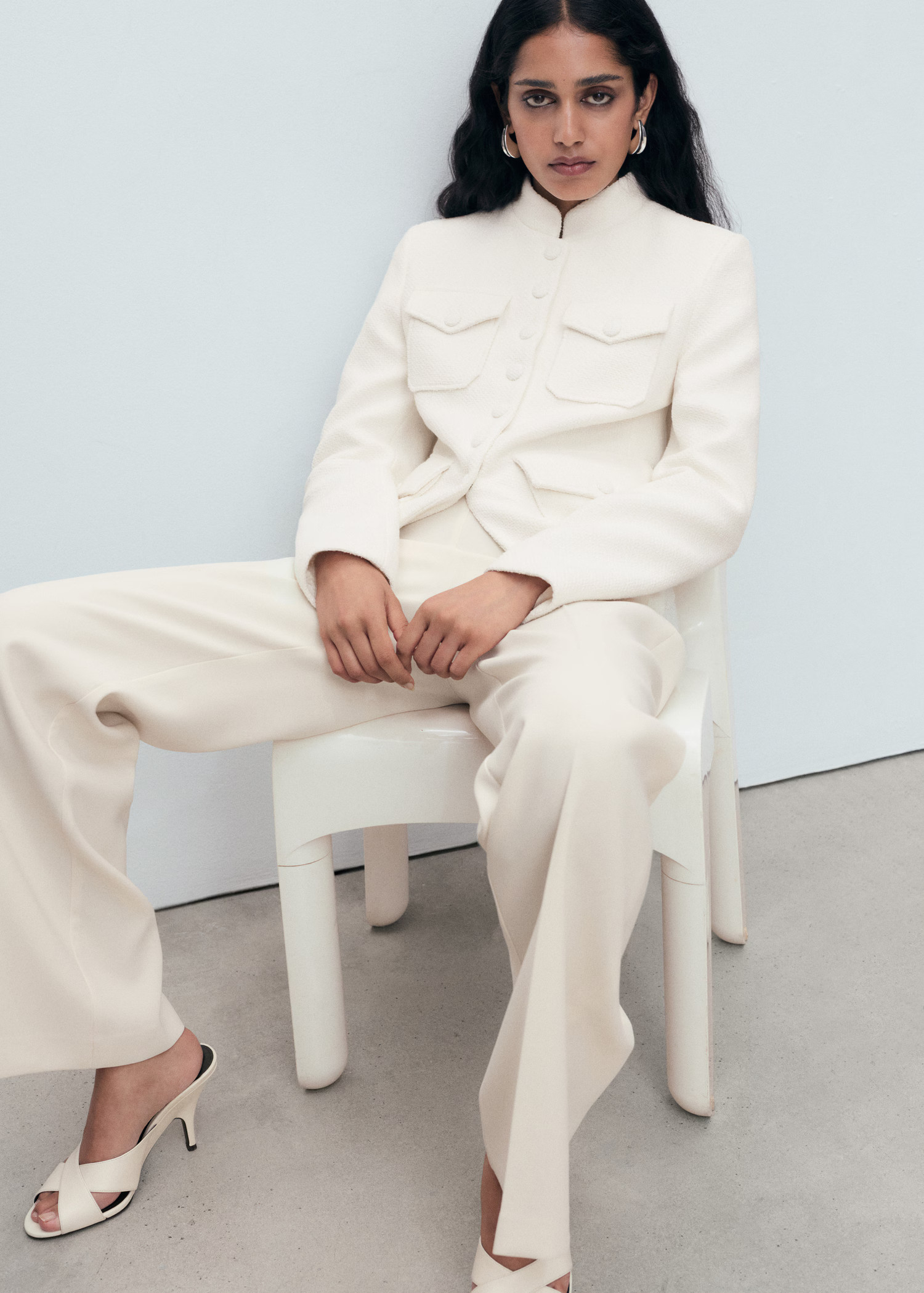 Bouclé jacket with pockets | Mango (US/MX/AU)