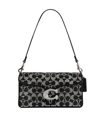 Soft Tabby Signature Denim Small Shoulder Bag | Macy's