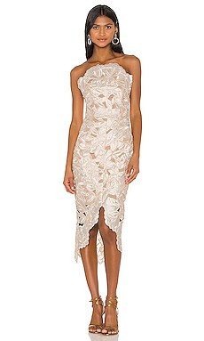ELLIATT Atrium Dress in Champagne from Revolve.com | Revolve Clothing (Global)