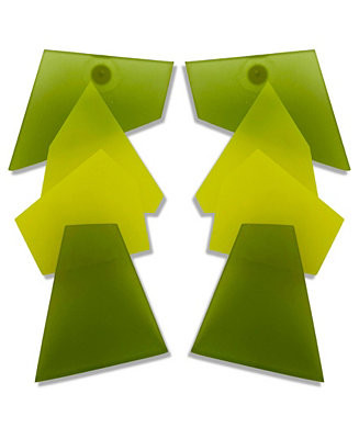 Swanky Designs Luvvy Drop Earrings - Macy's | Macy's