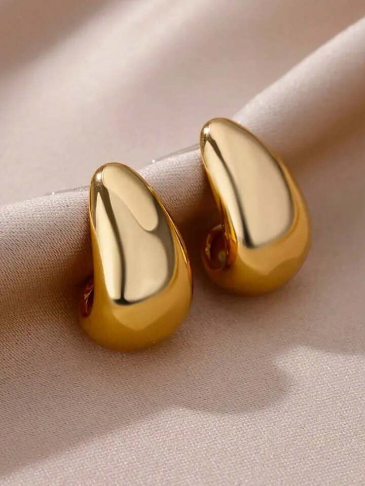2pcs New Design Teardrop Shaped Exaggerated Earrings, Bohemian Style For Women's Daily Wear | SHE... | SHEIN
