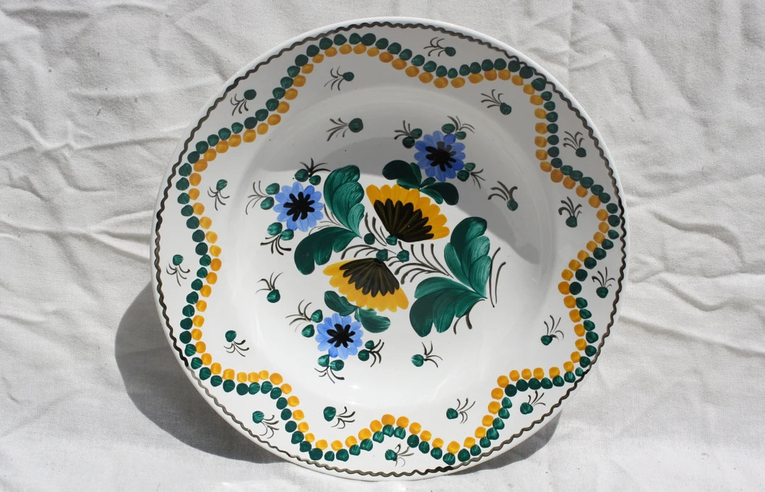 Traditional Hungarian Ceramic Plate, Hungarian Pottery, Folk Plate, Antique Peasant Plate - Etsy | Etsy (US)