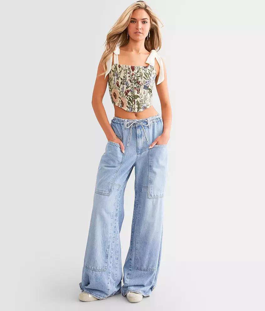 CRVY Outlaw Wide Leg Jean | Buckle