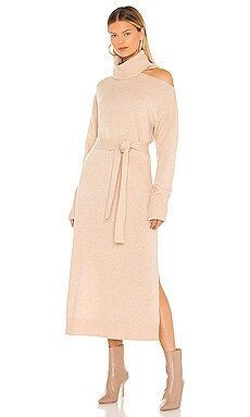 PAIGE Raundi Dress in Camel from Revolve.com | Revolve Clothing (Global)