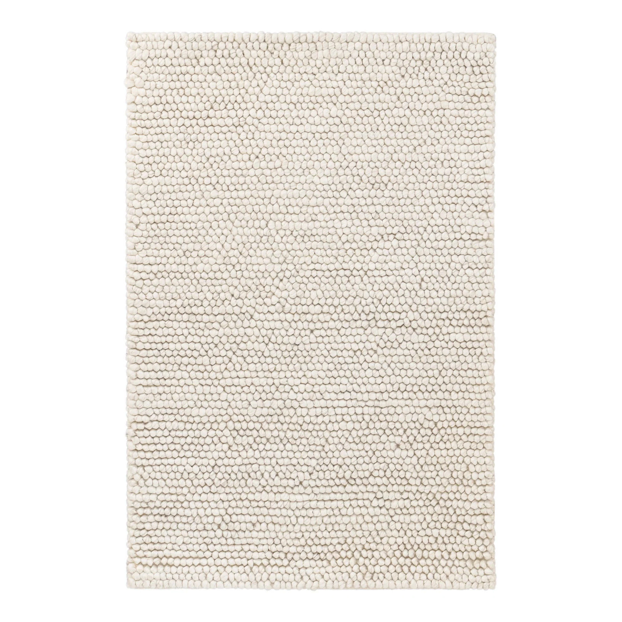 Niels Ivory Handwoven Wool/Viscose Rug | Annie Selke