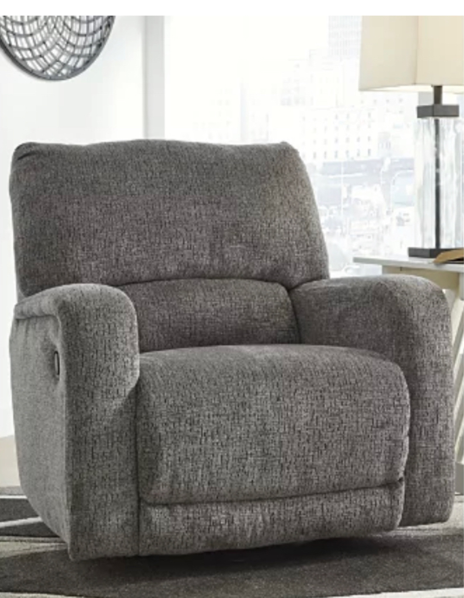 Check out this beautiful swivel chair that reclines!  

#LTKhome