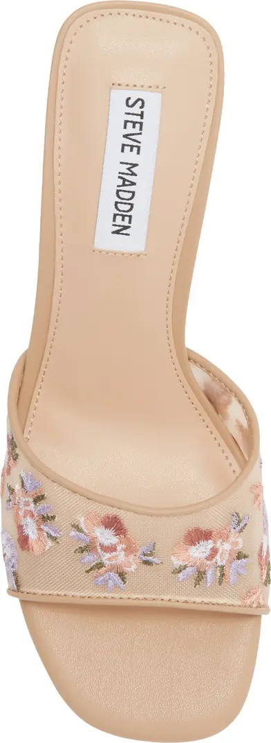 Steve Madden Claudiah Floral Embroidered Slide Sandal (Women) | Nordstromrack | Nordstrom Rack