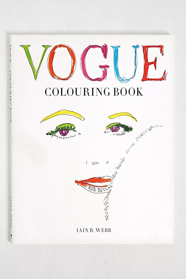 Vogue Colouring Book By Ian R. Webb | Urban Outfitters (EU)