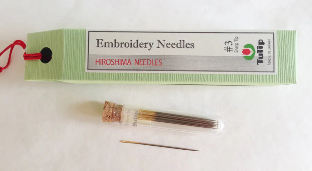 Tulip 3 Embroidery Needles Sharp Tip Thn-015e - Etsy | Etsy (US)