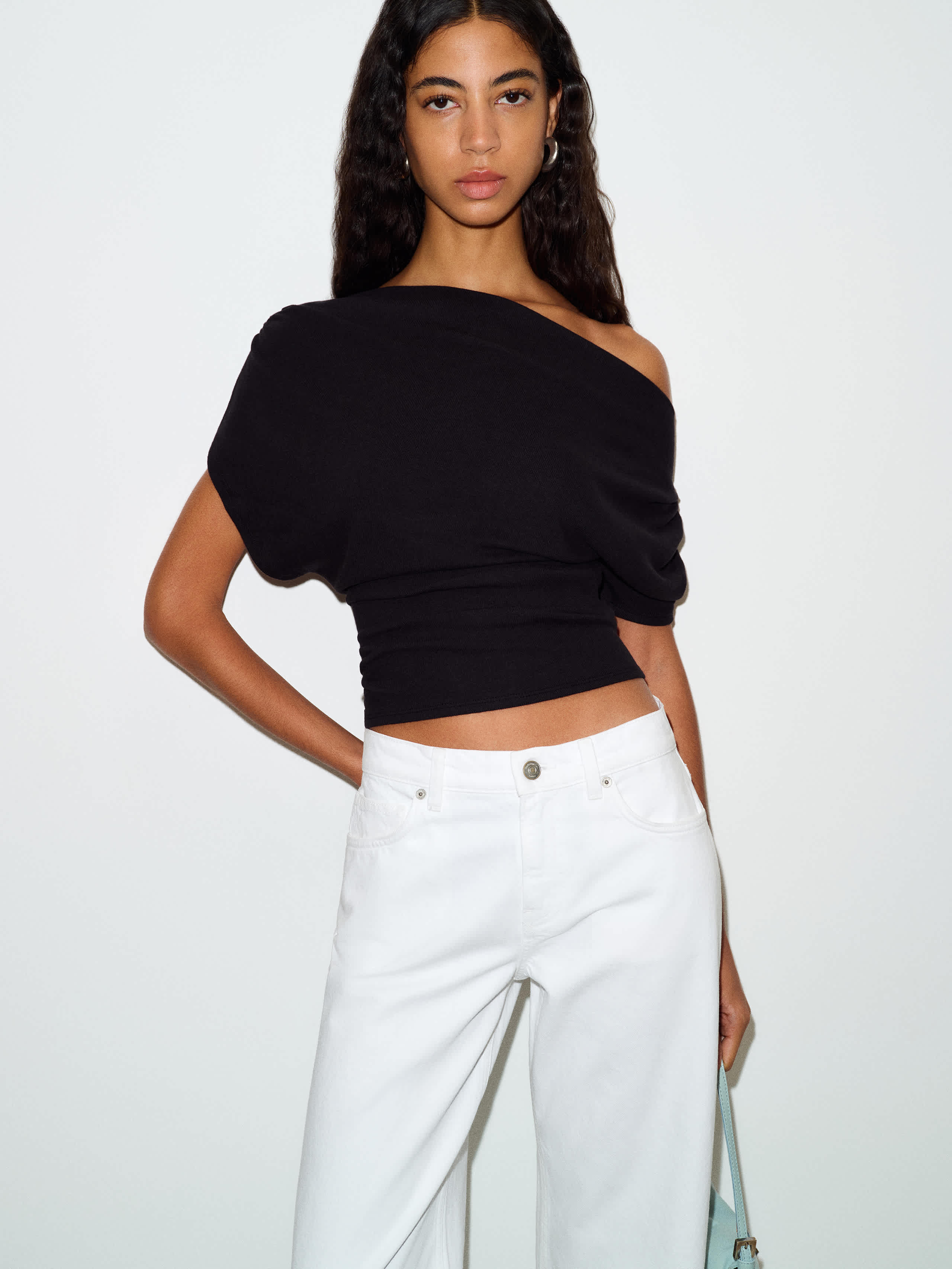 Reformation Iris Knit Top Black Medium | Reformation (Global)
