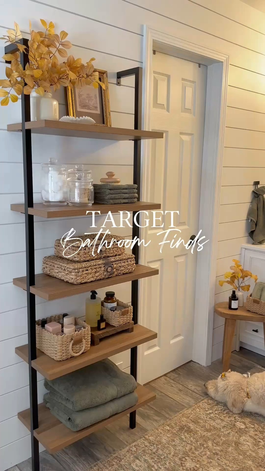 Target Bathroom Finds 🤎Sometimes just a few little updates make all the difference! This Target stool, cozy towels and fall florals added the perfect amount of warmth to our bathroom for the season. Simple, affordable touches that make the whole space feel refreshed. 🍂

#TargetFinds #TargetHome #BathroomDecor #FallBathroomDecor #FallHomeDecor

#LTKSaleAlert #LTKHome #LTKSeasonal