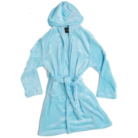 Just Love Velour Solid Robes for Girls 75604-WHT-7-8 (Light Blue Girls 10-12) | Walmart (US)