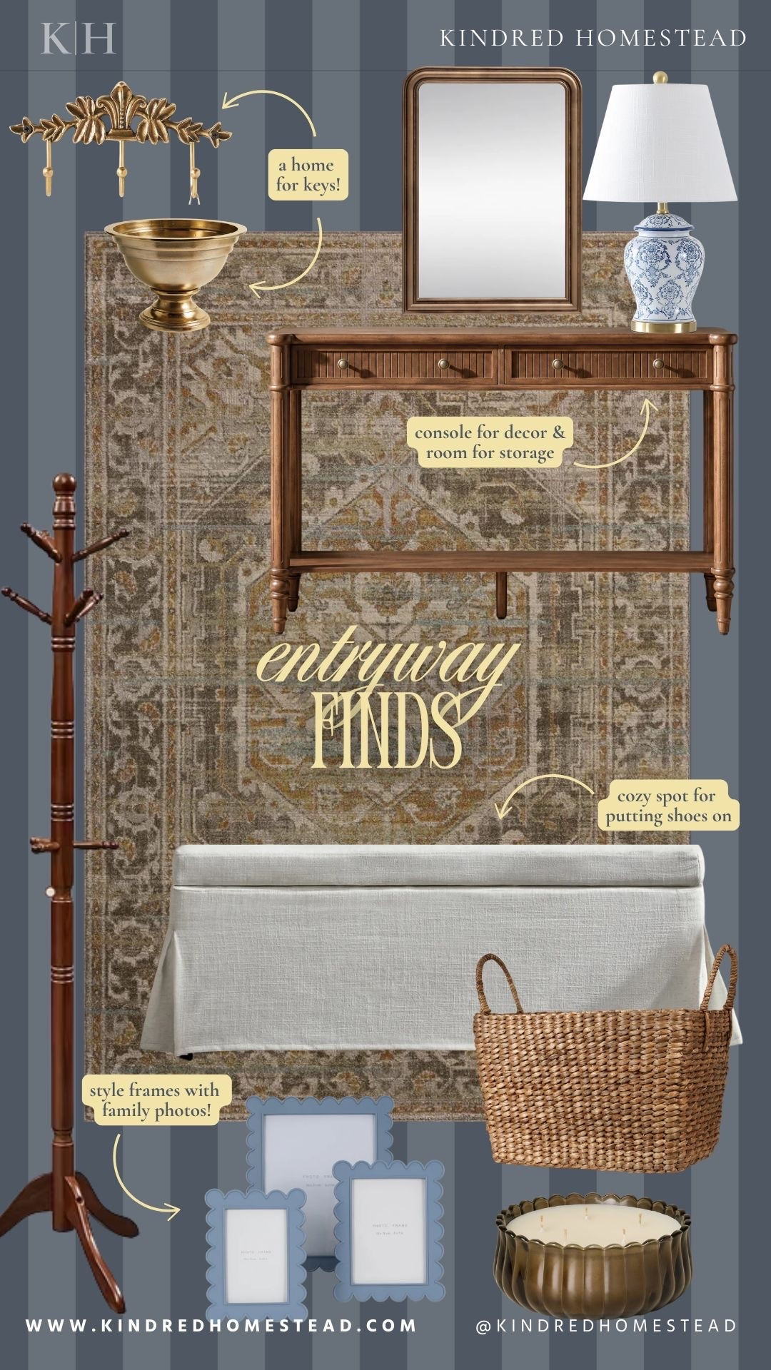 Entryway finds that feel like a big hug 🤎

Think warm woods, softly patterned runners, collected lighting, and the kind of furniture that makes walking through the front door feel a little more like coming home.

A few pieces for creating that welcoming, layered first impression — all linked in my LTK.

#LTKHome