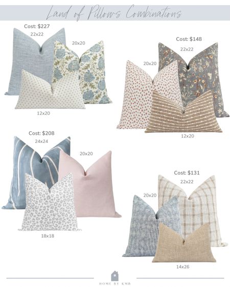 Throw pillow combinations 

#LTKhome