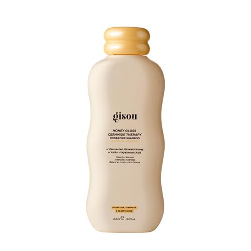 Gisou Honey Gloss Ceramide Therapy Hydrating Shampoo – Deeply Cleanses & Restores Moisture, Ceramides & AHAs, (Wildflower Honey Scent) | Amazon (US)