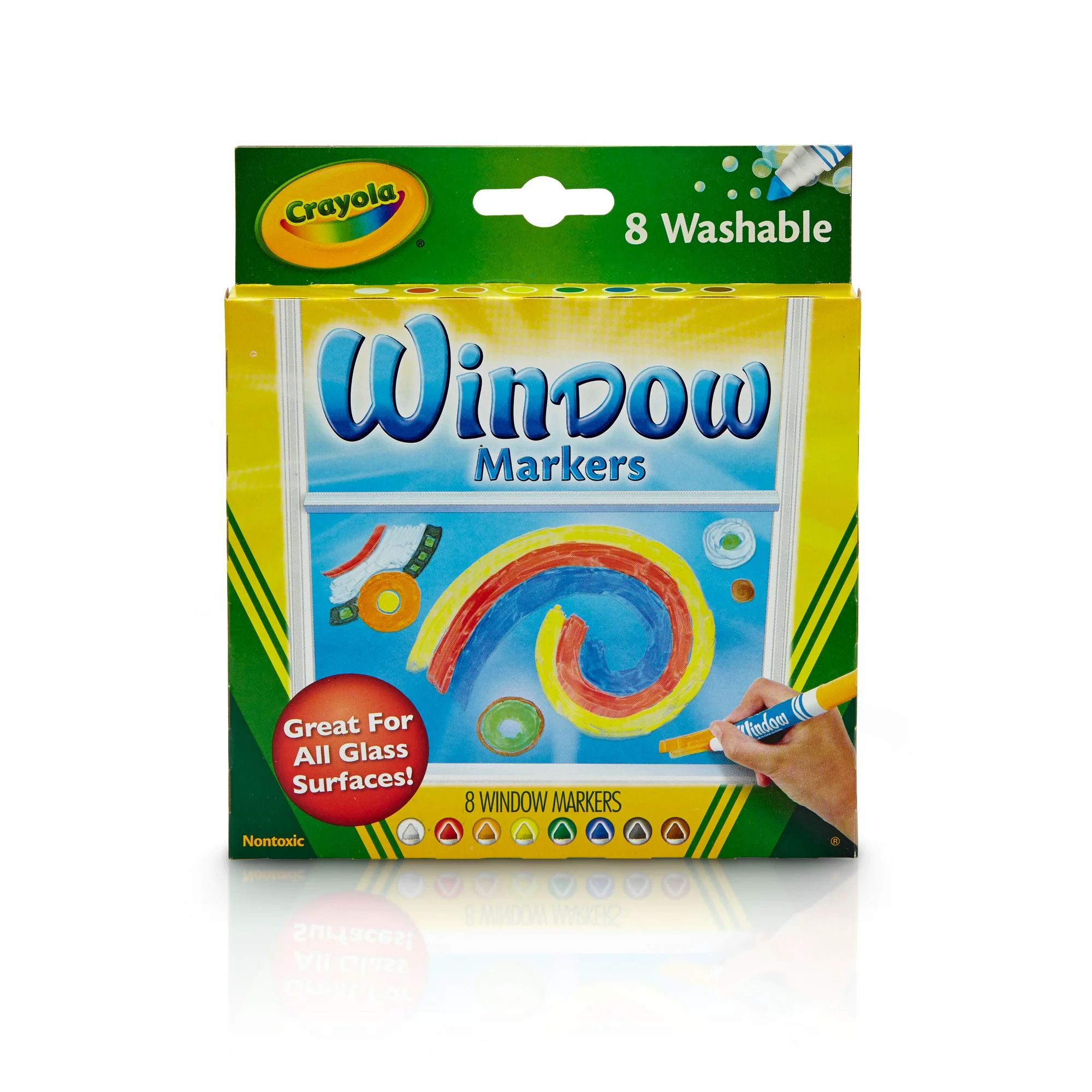 Crayola 8 count Washable Window Markers | Walmart (US)
