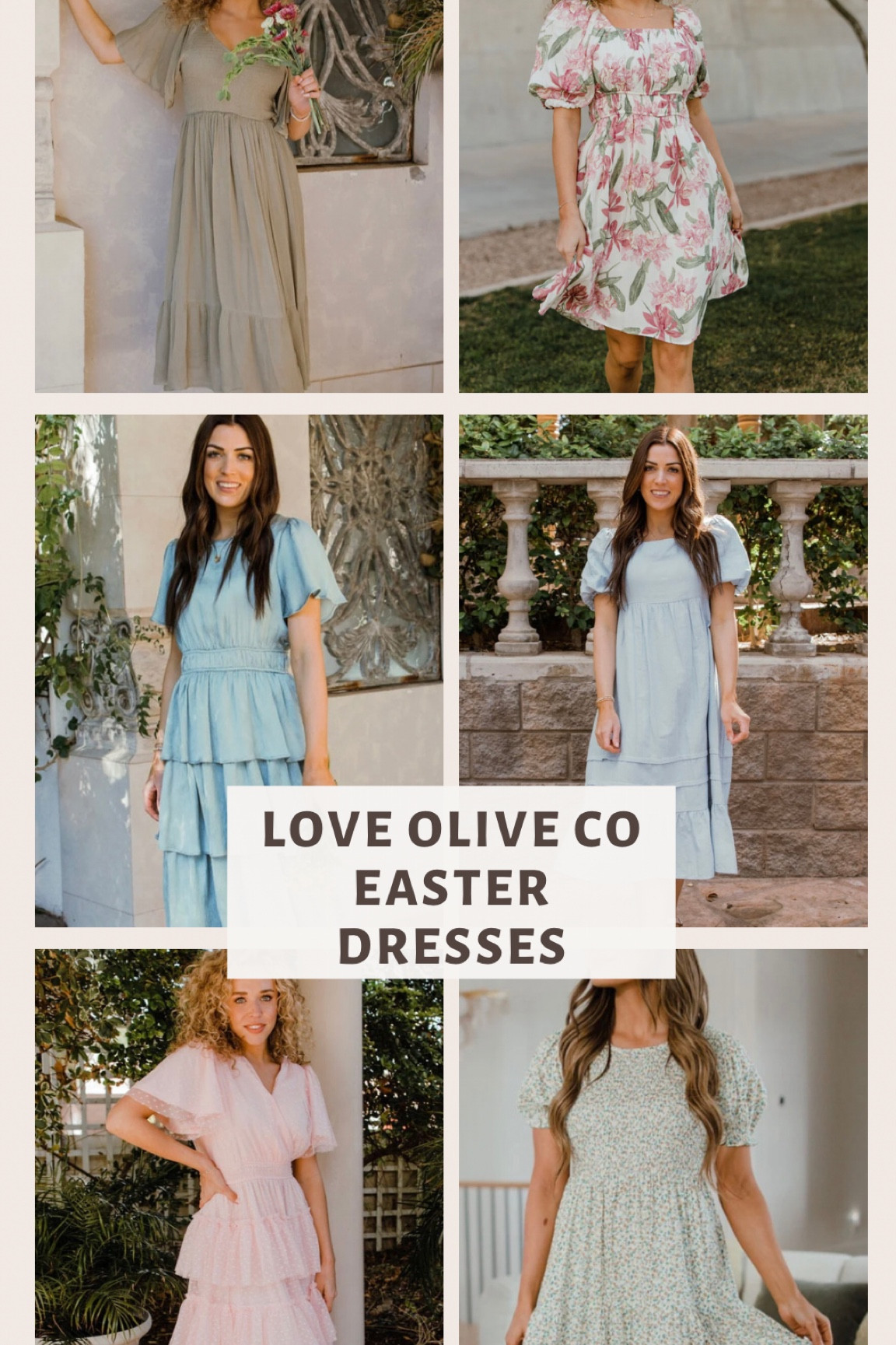 Easter Dresses from Love Olive! 



#LTKFind #LTKcurves #LTKbump #Springbreak #Easter #LTKfamily

#LTKSeasonal #LTKwedding #LTKstyletip