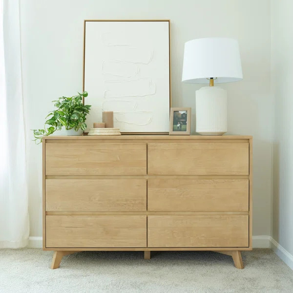 Lauritzen Scandinavian 6-Drawer Dresser | Wayfair North America