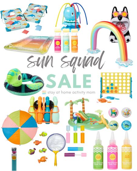 Target Sun Squad Sale. Pool toys. Kids summer products. 

#LTKSaleAlert #LTKSeasonal #LTKKids