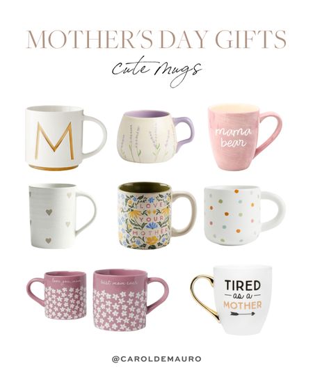 Adorable mugs to buy for your mom, aunts, grandmothers, and MILs for Mother's Day!

#kitchenfinds #giftsforher #mothersdaypicks #giftsforher #splurgegifts

#LTKGiftGuide #LTKhome #LTKFind