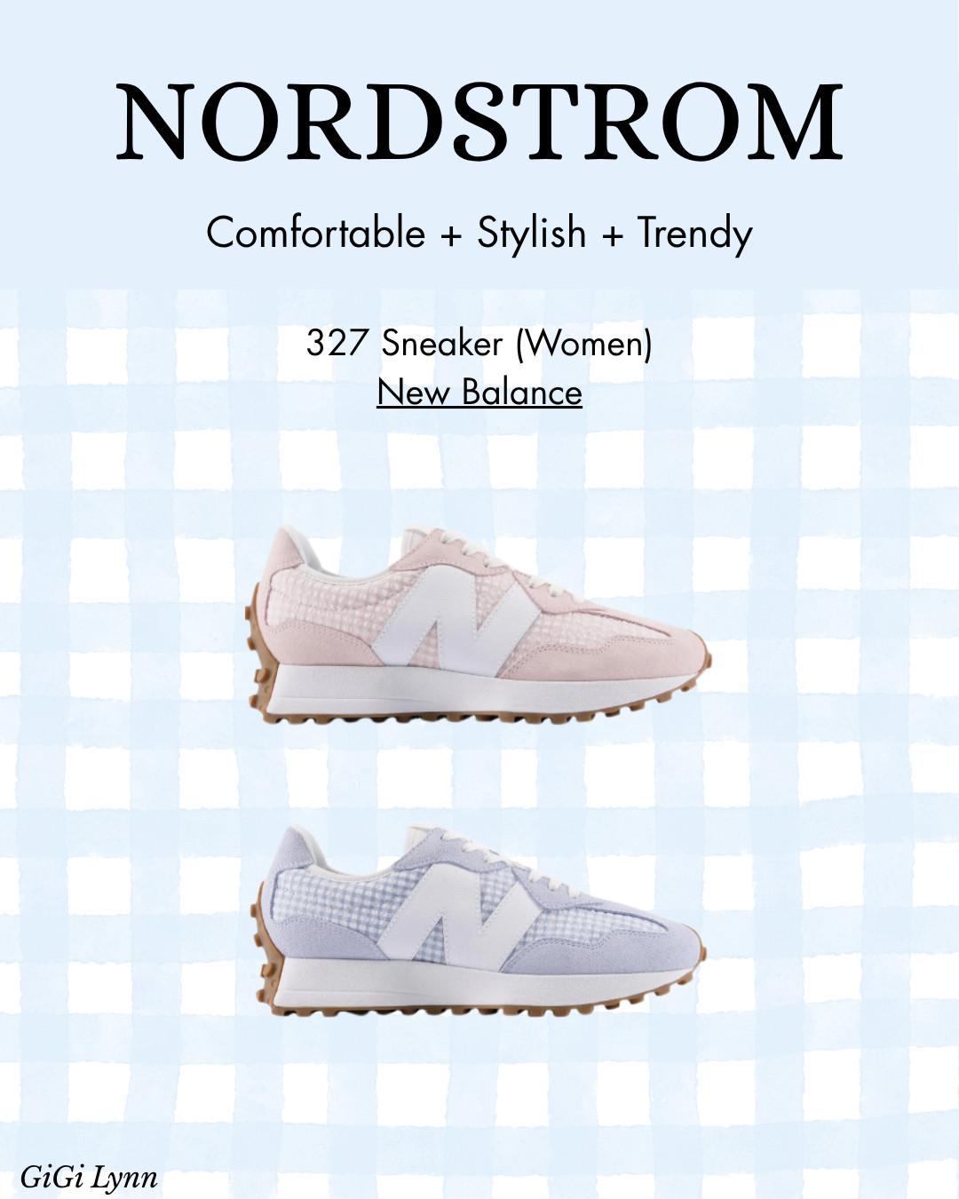 Step into summer in the iconic New Balance 327 Sneakers 💙🤍✨

If you're looking for the perfect combination of comfort, style, and everyday versatility, the New Balance 327 in Oxford Blue, White, and Stone Pink is a must-have. These retro-inspired sneakers are trending for a reason! Whether you're running errands, traveling, heading to brunch, or creating effortless athleisure outfits, these comfortable women's sneakers pair perfectly with shorts, leggings, dresses, and denim.

The lightweight design, cushioned support, and vintage-inspired silhouette make them one of the best everyday sneakers for women this season. I've been reaching for these nonstop because they're stylish enough to elevate an outfit while staying comfortable all day long.

✨ Perfect for:
✔️ Casual summer outfits
✔️ Travel days
✔️ Athleisure looks
✔️ Weekend errands
✔️ Walking and all-day comfort
✔️ Capsule wardrobe essentials

Save this post for your next sneaker upgrade! 👟💙

#NewBalance327 #NewBalanceWomen #SneakerStyle #AthleisureOutfit #CasualStyle #ComfortableShoes #SummerFashion #EverydayStyle #LTKFinds #FashionFavorites

 

 #LTKootd #LTKActive #LTKU