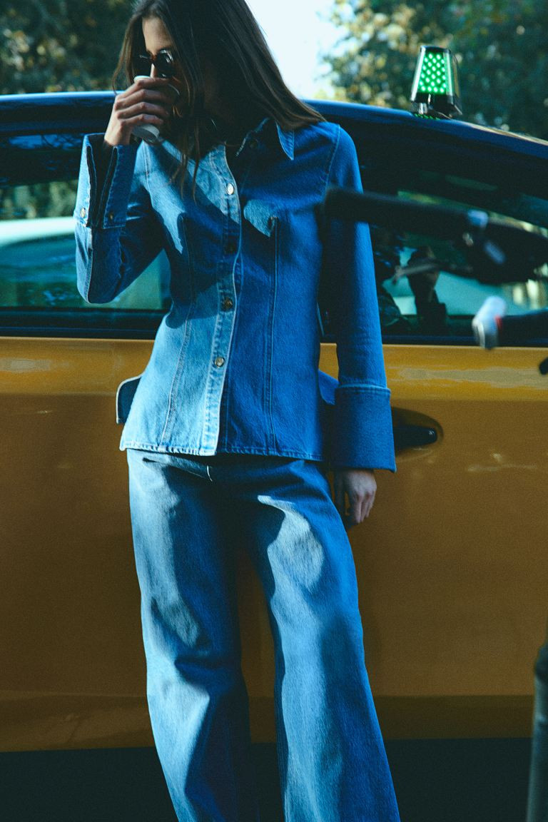 Wide Regular Jeans - Denim blue - Ladies | H&M US | H&M (US + CA)