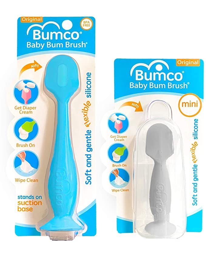 Baby Bum Brush, Original Diaper Rash Cream Applicator, Soft Flexible Silicone Brush, Unique Gift ... | Amazon (US)