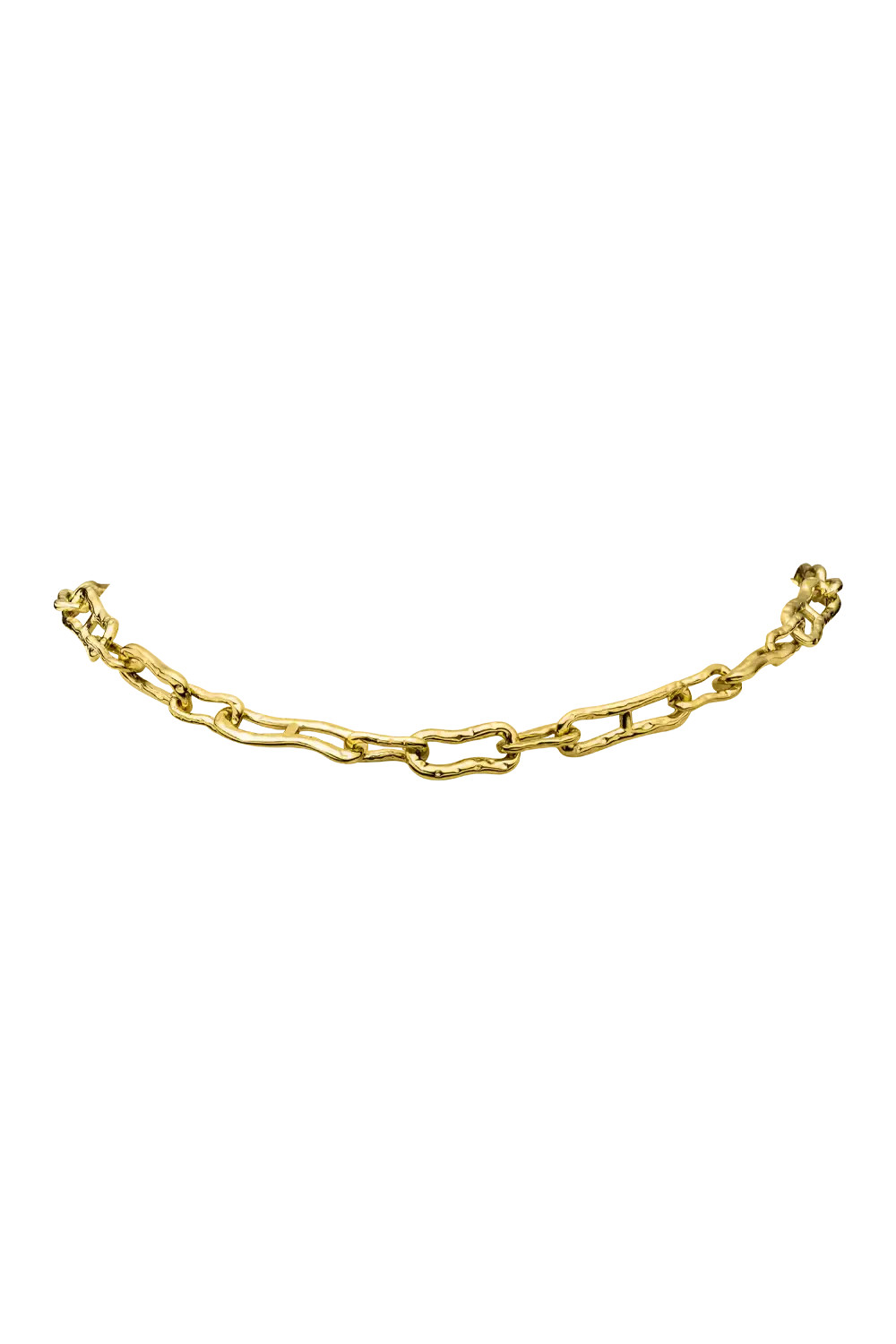 Molten Chunky Necklace 14K Gold Plated | Paul Valentine